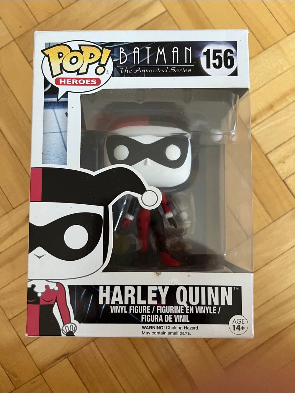 Funko Pop! Heroes Harley Quinn Vinyl Figure - Black, White, Red